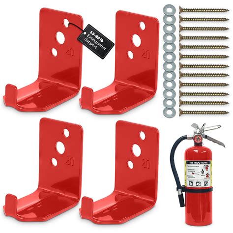 wall mounted fire extinguisher brackets